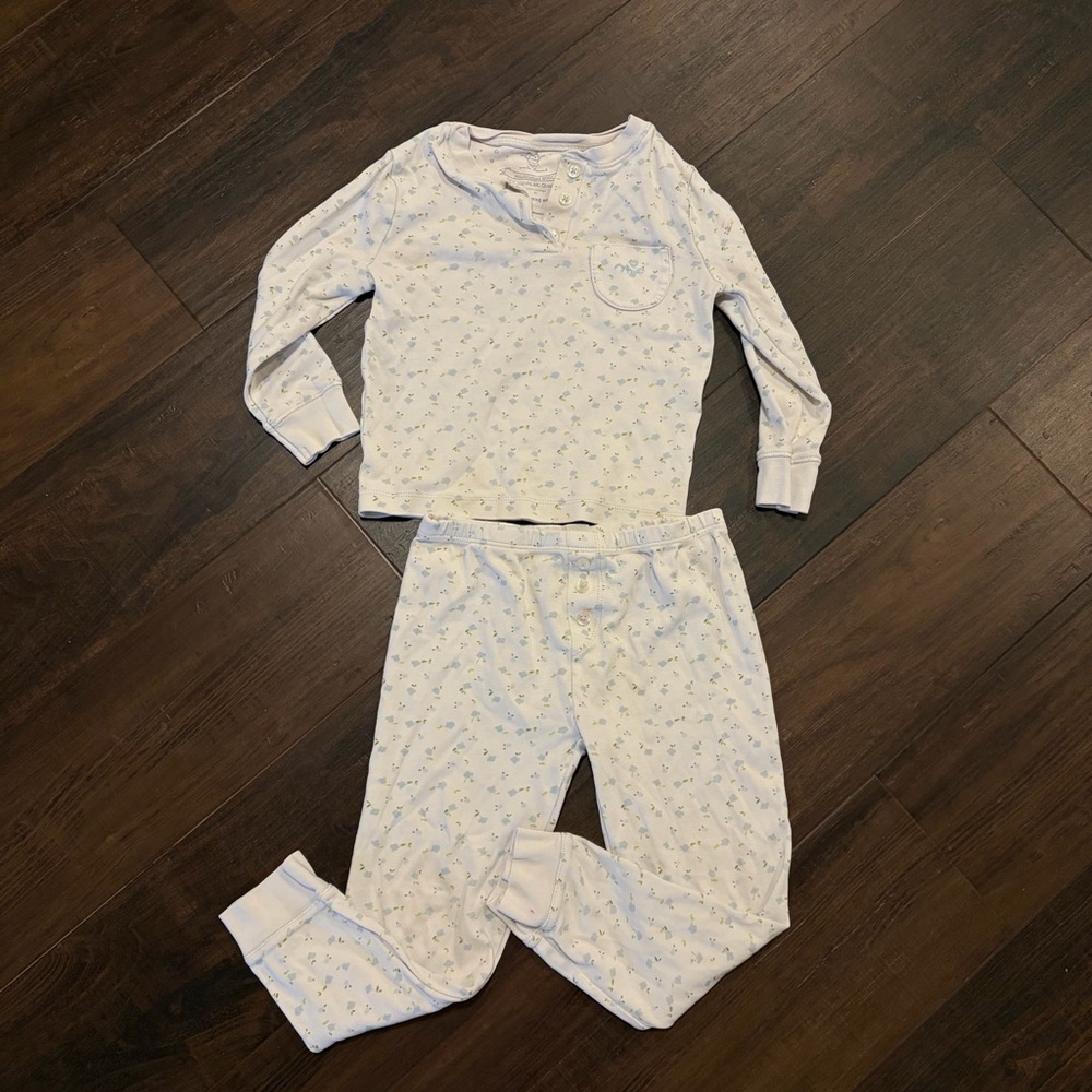 Marie Chantal Organic Cotton Floral Pajama Set 4 Years